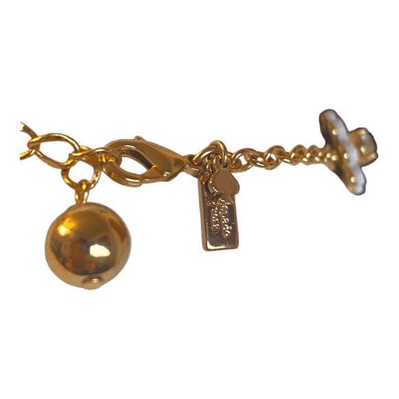 Kate Spade, flower style, gold & crystal necklace - Picture 5 of 16